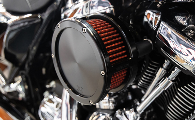 Sporacingrts Motorcycle Air Filter CNC Black Air Cleaner Intake