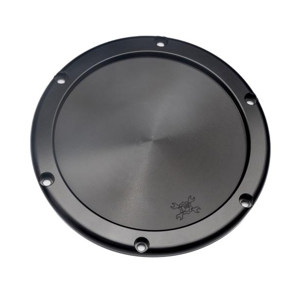 SOLID BA AIR CLEANER COVER, BLACK FINISH