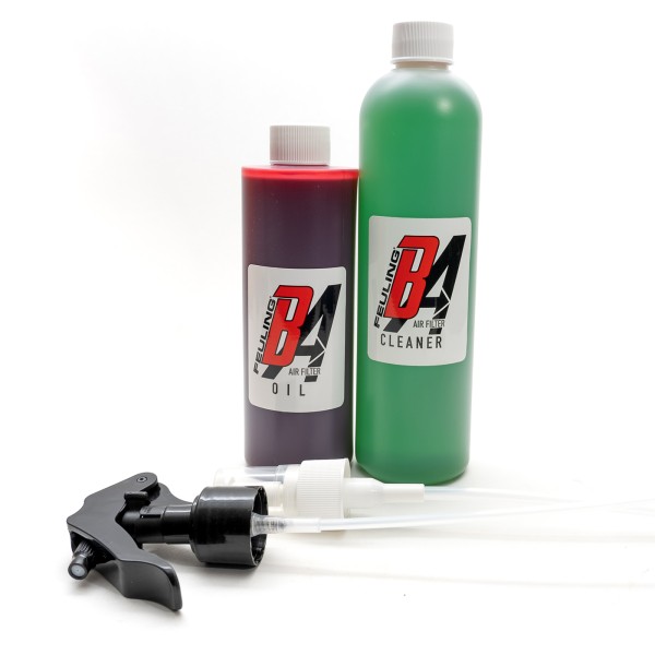 Red Air Filter Oil & Cleaner Kit