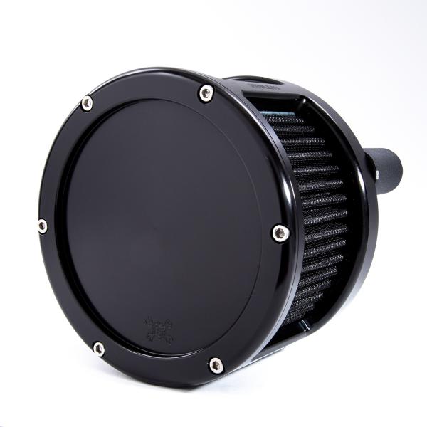 Part#:5523 - BA Race Series Air Cleaner Kit, Race Series tall cage, Black finish, Black filter