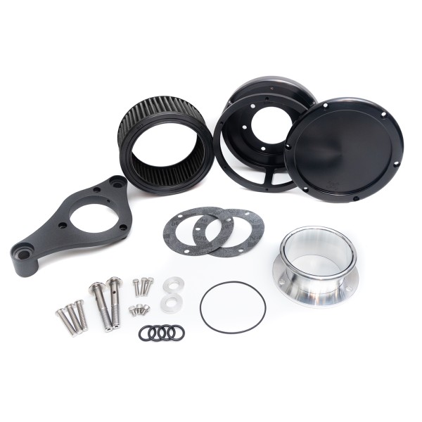 Part#:5533-70 - BA Air Cleaner Kit, Black finish, Black filter