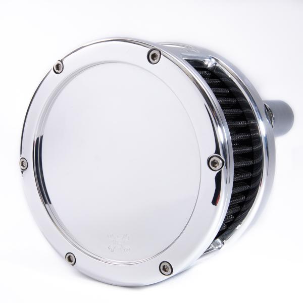 Part#:5537-70 - BA Air Cleaner Kit, Chrome finish, Black filter