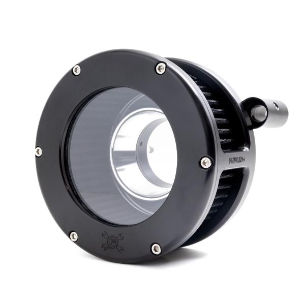 BA Air Cleaner Kit, Black finish, Black filter