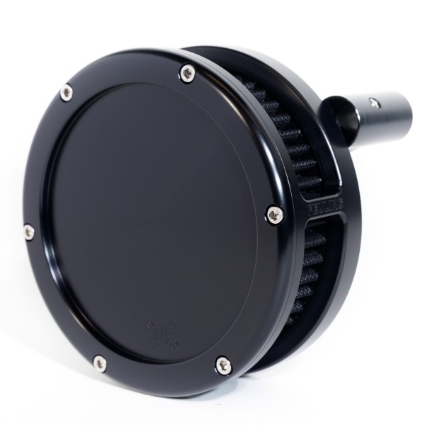 BA Air Cleaner Kit Slim, Black finish, Black filter