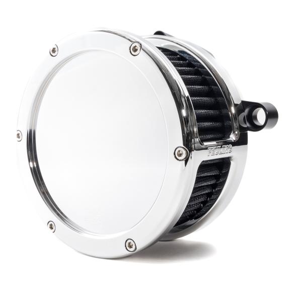 Part#:5577 - BA Air Cleaner Kit, Chrome finish, Black filter