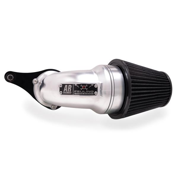 AR Air Cleaner Kit, Polished/Black finish, Black Std. filter