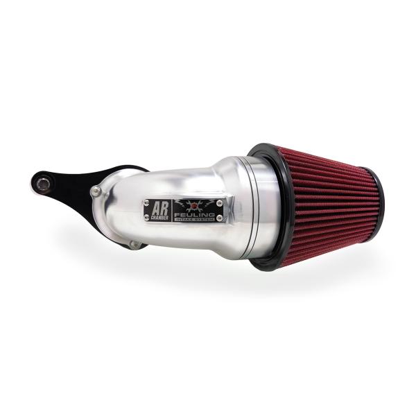 Part#:5722 - AR Air Cleaner Kit, Polished/Black finish, Red Std. filter