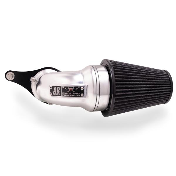 AR Air Cleaner Kit, Polished/Black finish, Black Race Series filter