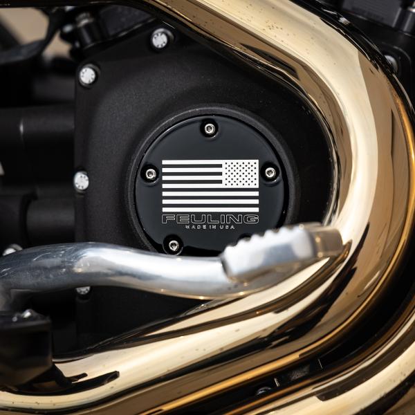 Part#:9128 - Reverse American Flag TIMING COVER