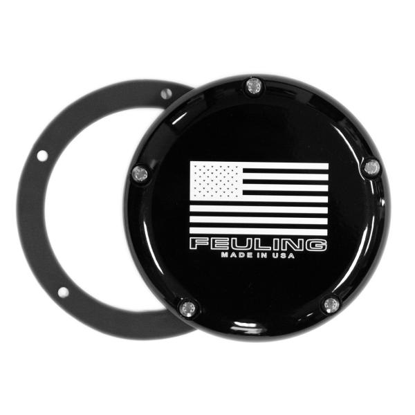 Part#:9162 - American Flag Logo DERBY COVER