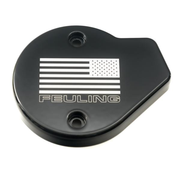 TIMING COVER - FLAG REVERSE LOGO