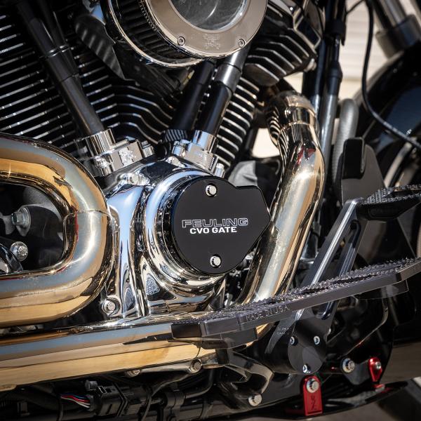 Part#:9183 - TIMING COVER - CVO GATE LOGO